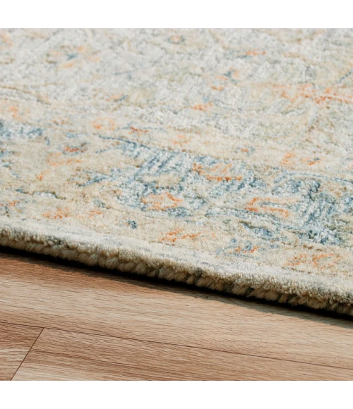 LR Home Vintage Blue/Taupe/Cream 81924 10 ft. X 14 ft. Rect. Rug