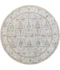LR Home Vintage Silver/Taupe/Cream 81925 8 ft. 6 in. Round Rug