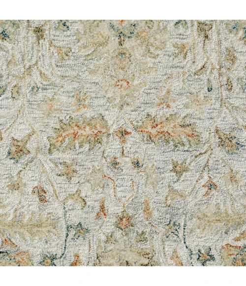 LR Home Vintage Silver/Taupe/Cream 81925 7 ft. 9 in. X 9 ft. 9 in. Rect. Rug