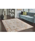 LR Home Vintage Silver/Taupe/Cream 81925 7 ft. 9 in. X 9 ft. 9 in. Rect. Rug
