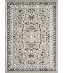 LR Home Vista Blue VISTA 5ft.3in. x 7ft. Rectangle Rug