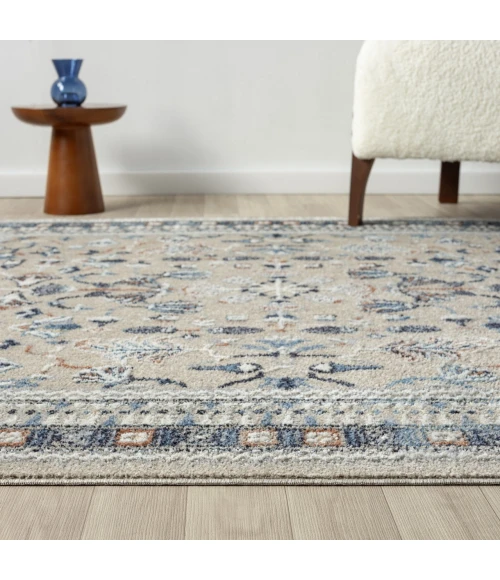 LR Home Vista Blue VISTA 5ft.3in. x 7ft. Rectangle Rug