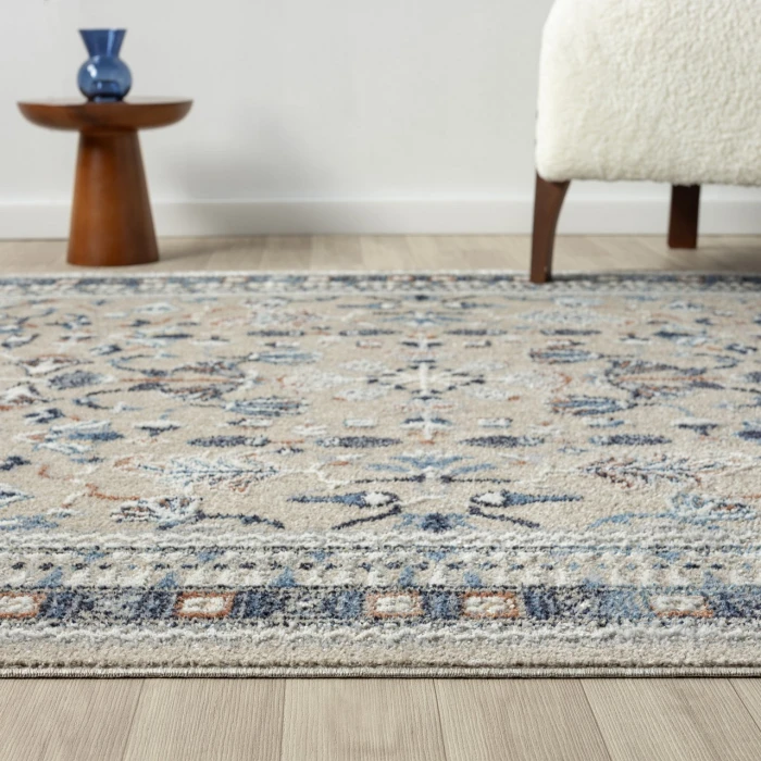 Rugs Town Blue VISTA 5ft.3in. x 7ft. Rectangle Rug
