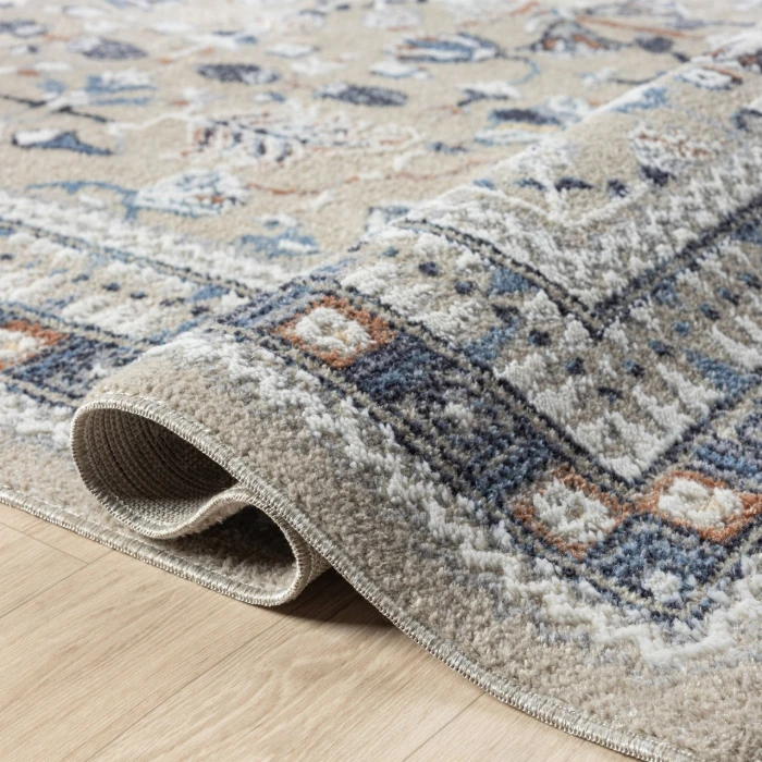 Rugs Town Blue VISTA 5ft.3in. x 7ft. Rectangle Rug