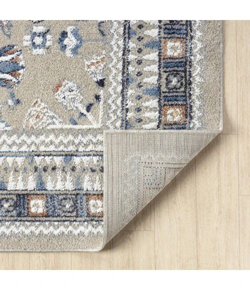 LR Home Vista Blue VISTA 5ft.3in. x 7ft. Rectangle Rug