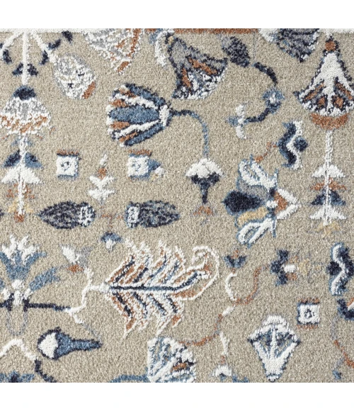 LR Home Vista Blue VISTA 5ft.3in. x 7ft. Rectangle Rug