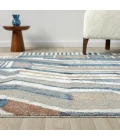 LR Home Vista Blue VISTA 5ft.3in. x 7ft. Rectangle Rug