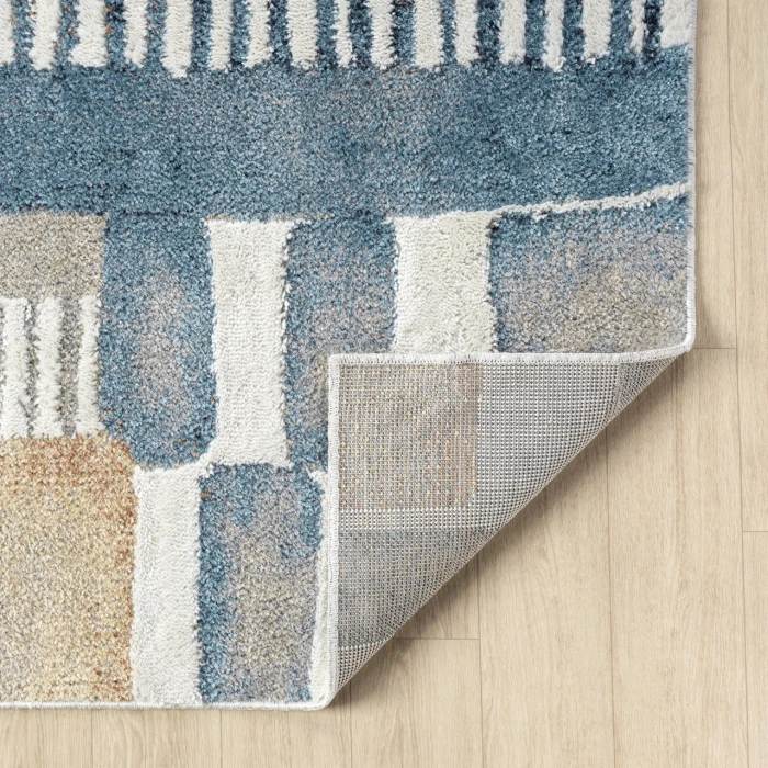 Rugs Town Blue VISTA 5ft.3in. x 7ft. Rectangle Rug