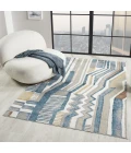LR Home Vista Blue VISTA 5ft.3in. x 7ft. Rectangle Rug