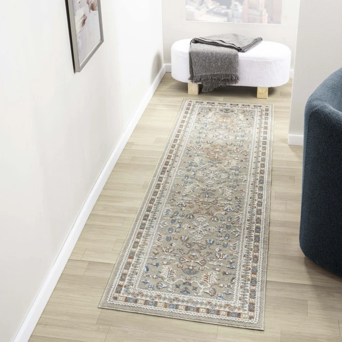 Rugs Town Beige VISTA 2ft.2in. x 7ft. Runner Rug