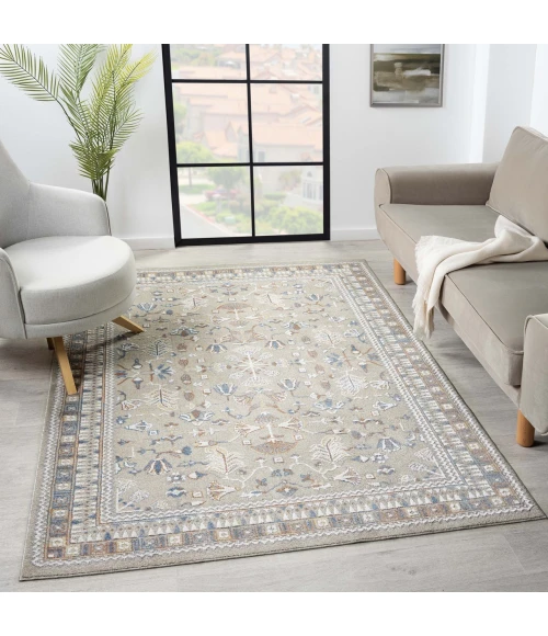 LR Home Vista Beige VISTA 2ft. x 3ft. Rectangle Rug