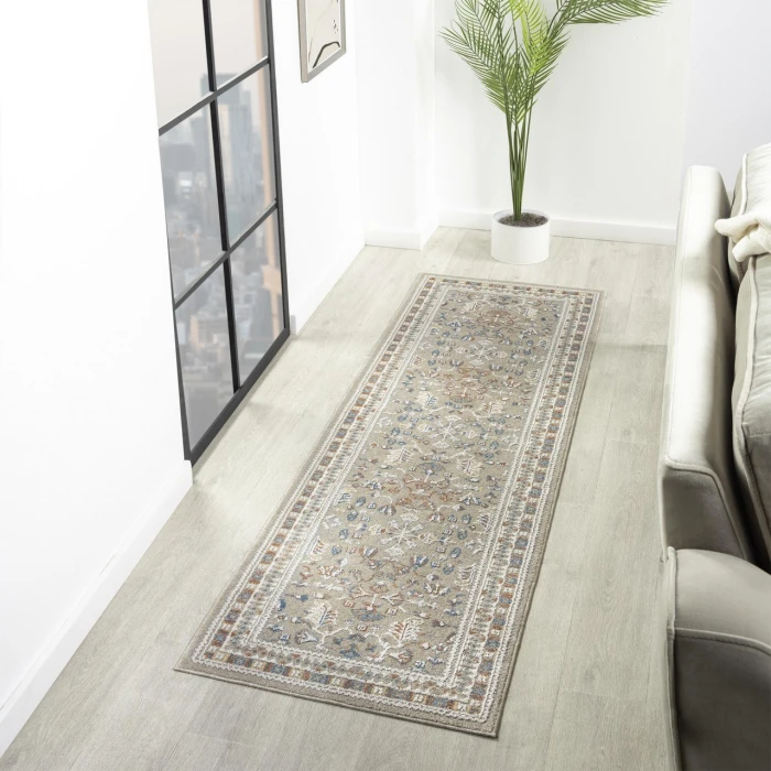 Rugs Town Beige VISTA 2ft.2in. x 7ft. Runner Rug