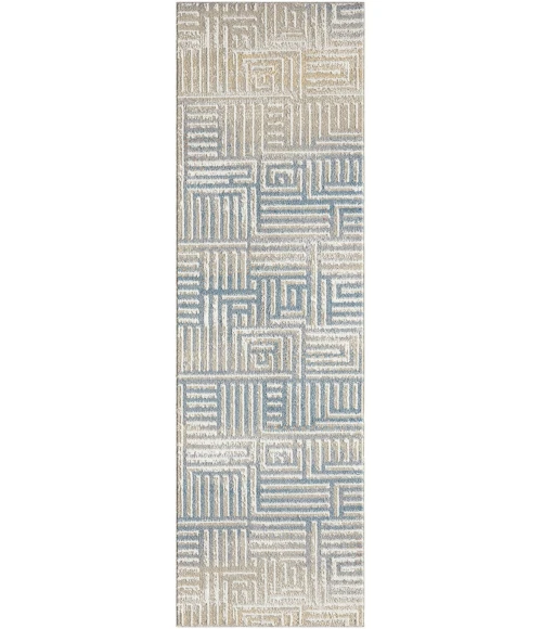 LR Home Vista Beige VISTA 2ft.2in. x 7ft. Runner Rug