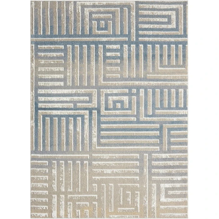 Rugs Town Beige VISTA 5ft.3in. x 7ft. Rectangle Rug
