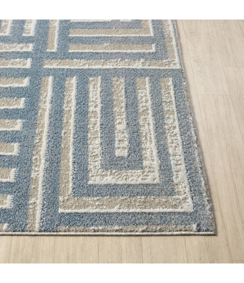 LR Home Vista Beige VISTA 7ft.9in. x 9ft.9in. Rectangle Rug