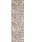 LR Home Vista Beige VISTA 2ft.2in. x 7ft. Runner Rug