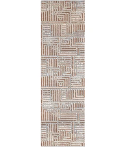 LR Home Vista Beige VISTA 2ft.2in. x 7ft. Runner Rug