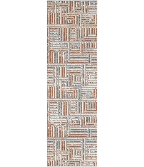 LR Home Vista Beige VISTA 2ft.2in. x 7ft. Runner Rug
