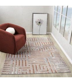 LR Home Vista Beige VISTA 2ft. x 3ft. Rectangle Rug