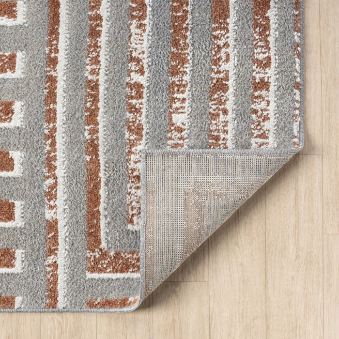 Rugs Town Beige VISTA 7ft.9in. x 9ft.9in. Rectangle Rug