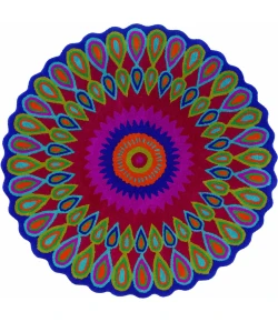 Valerie VIB-AI Multi Area Rug 7 ft. 9 Round