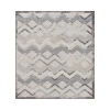 Winona WES-AZ Light Blue/Ivory 5 ft. x 7 ft. Rectangle Area Rug