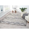 LR Home Westport 82292 Light Blue/ Ivory 5'0" X 7'0 Rect. Rug