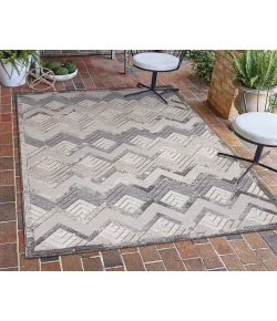 Winona WES-AZ Light Blue/Ivory 5 ft. x 7 ft. Rectangle Area Rug