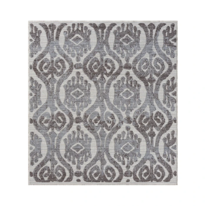LR Home Westport 82293 Light Blue/ Ivory 7'-10" X 8'-10 Rect. Rug