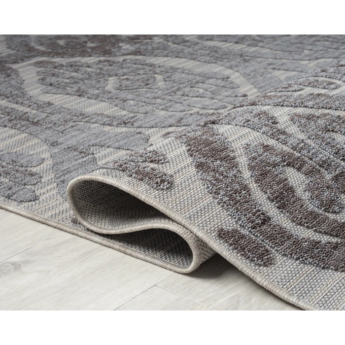 LR Home Westport 82293 Light Blue/ Ivory 7'-10" X 8'-10 Rect. Rug