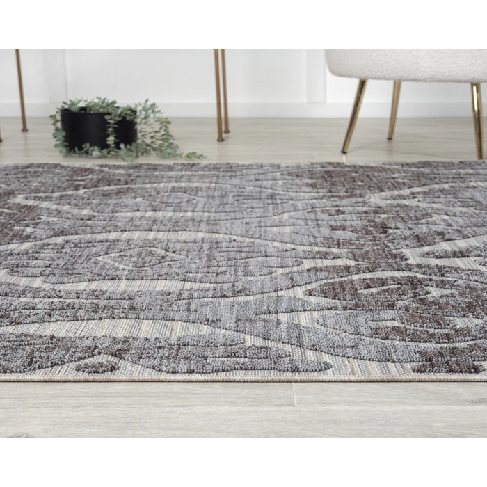 LR Home Westport 82293 Light Blue/ Ivory 7'-10" X 8'-10 Rect. Rug