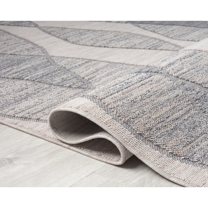 Rugs Town 82294 L. Blue/ Anthracite 7'-10" X 8'-10 Rect. Rug