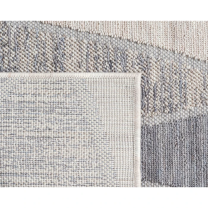 Rugs Town 82294 L. Blue/ Anthracite 7'-10" X 8'-10 Rect. Rug