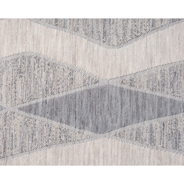 Rugs Town 82294 L. Blue/ Anthracite 7'-10" X 8'-10 Rect. Rug