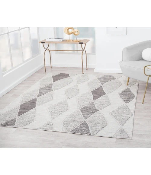 LR Home Westport 82295 Gray/ Anthracite 5'0" X 7'0 Rect. Rug
