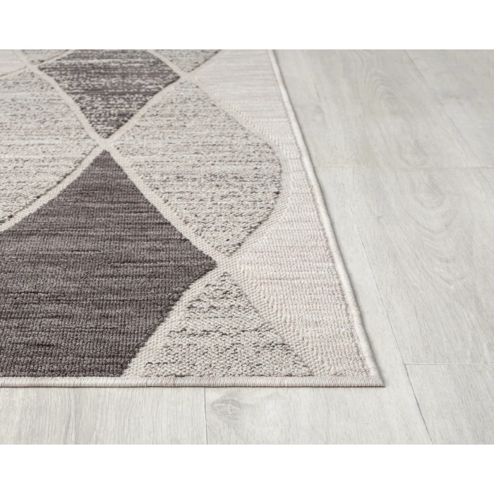 Rugs Town 82295 Gray/ Anthracite 7'-10" X 8'-10 Rect. Rug