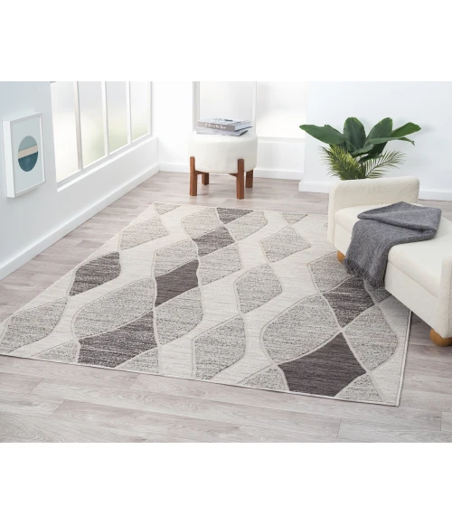 LR Home Westport 82295 Gray/ Anthracite 5'0" X 7'0 Rect. Rug