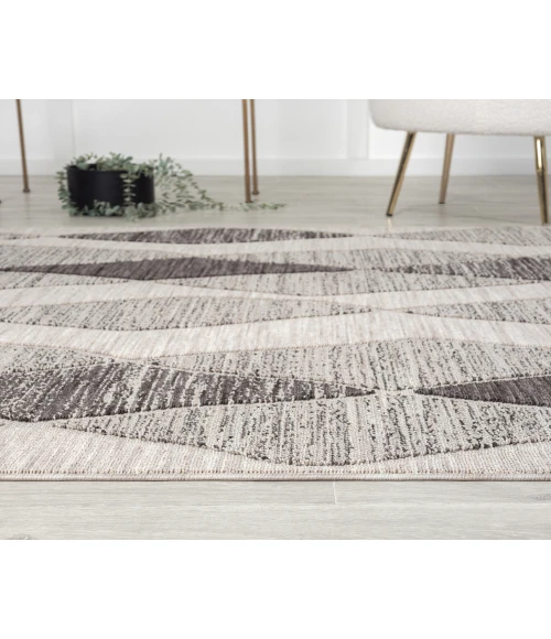 LR Home Westport 82295 Gray/ Anthracite 5'0" X 7'0 Rect. Rug