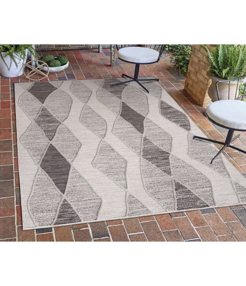 LR Home Westport 82295 Gray/ Anthracite 5'0" X 7'0 Rect. Rug