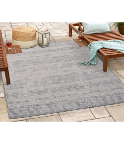 Winona WES-AC Ivory/Light Blue 5 ft. x 7 ft. Rectangle Area Rug
