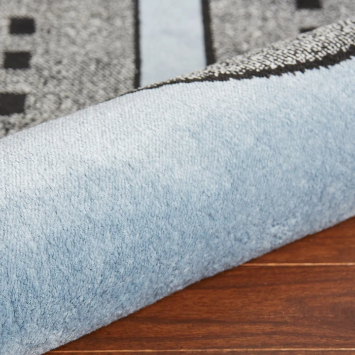 Rugs Town Blue WHIMS 3ft.6in. x 5ft.6in. Rectangle Rug