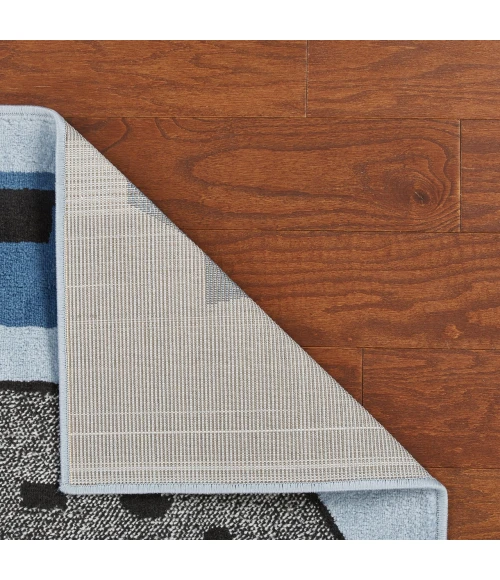 LR Home Whimsical Blue WHIMS 1ft.10in. x 3ft. Rectangle Rug