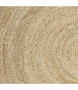 LR Home Natural Fiber 12033 Gray 8' Round Rug