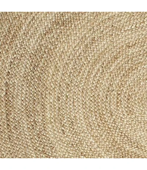 LR Resources NATURAL JUTE NATUR12033GRY80RD Area Rug