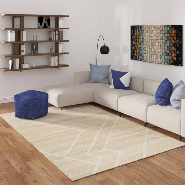 Rugs Town Ivory WILLO 2ft. x 3ft. Rectangle Rug