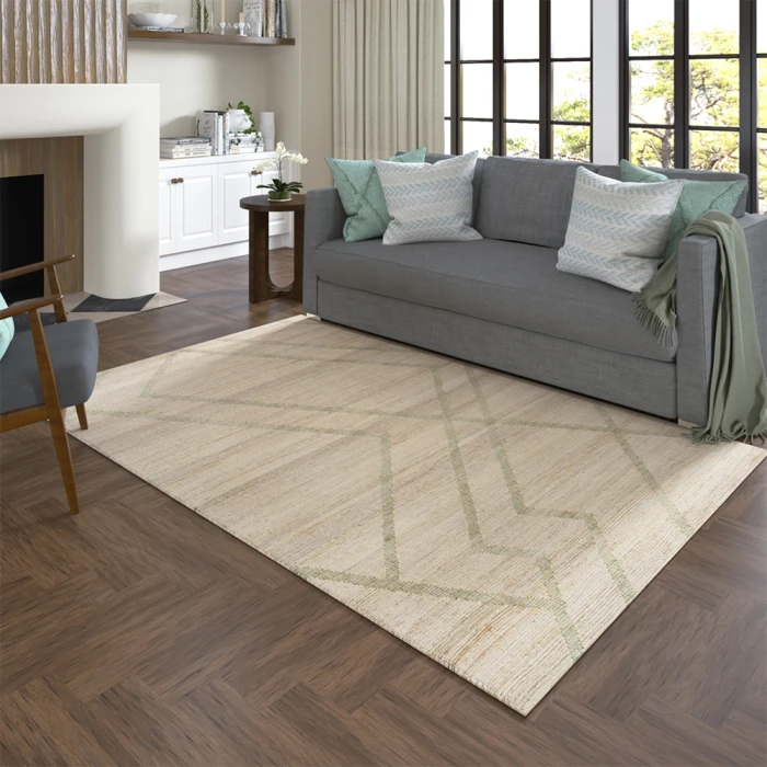 Rugs Town Green WILLO 2ft. x 3ft. Rectangle Rug