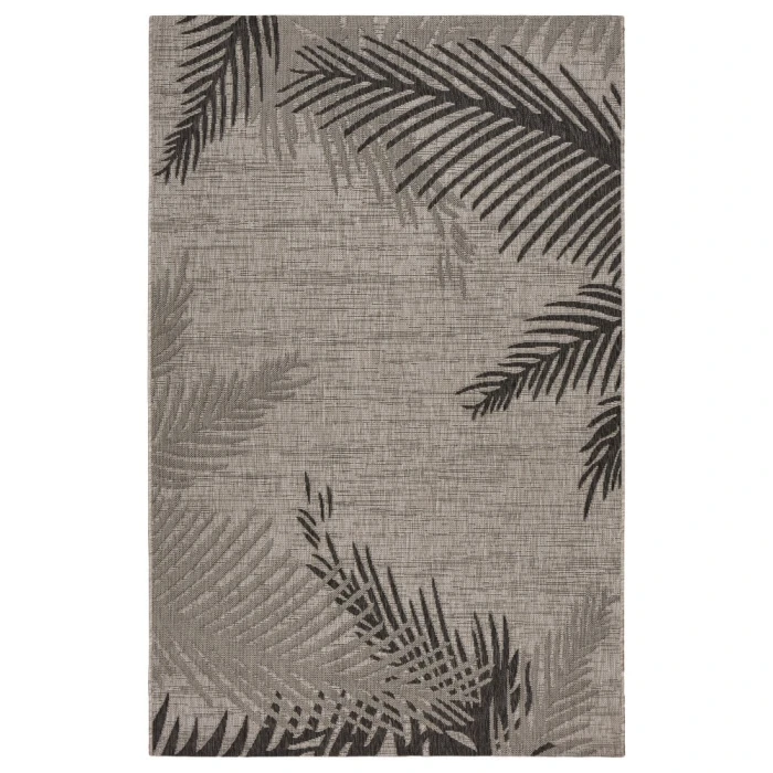 LR Home CAPTIVA 81016 Beige/ Black 5'0" X 7'0 Rect. Rug