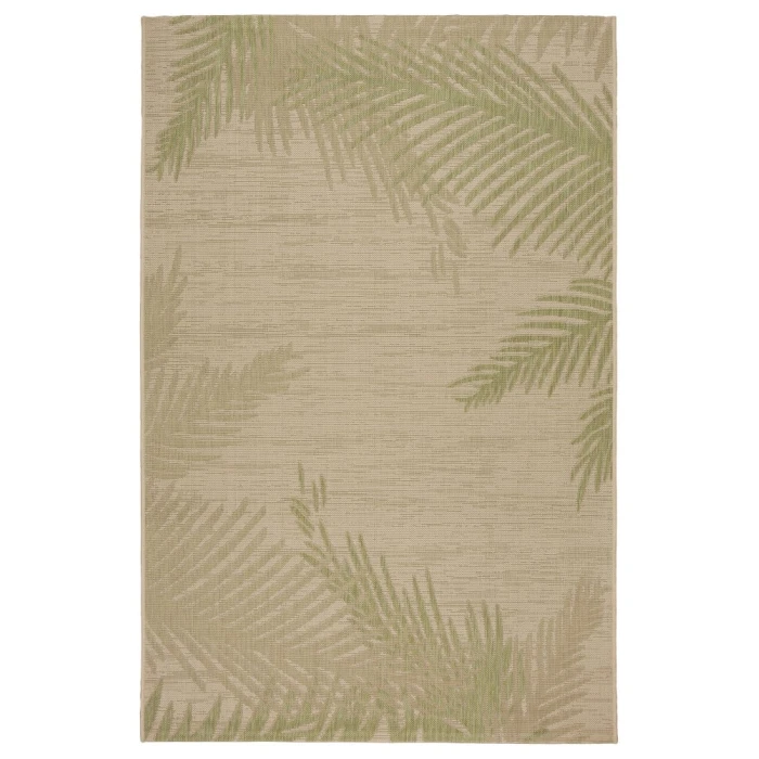 LR Home CAPTIVA 81024 Beige/ Soft Pea 7'9" X 9'5 Rect. Rug