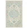 LR Home Modern Traditions 81288 Turquoise Gray 5' X 7'9 Rect. Rug