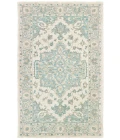LR Home Modern Traditions 81288 Turquoise Gray 9' X 12' Rect. Rug